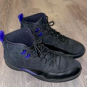 Air Jordan 12 Retro Men's Black Dark Concord